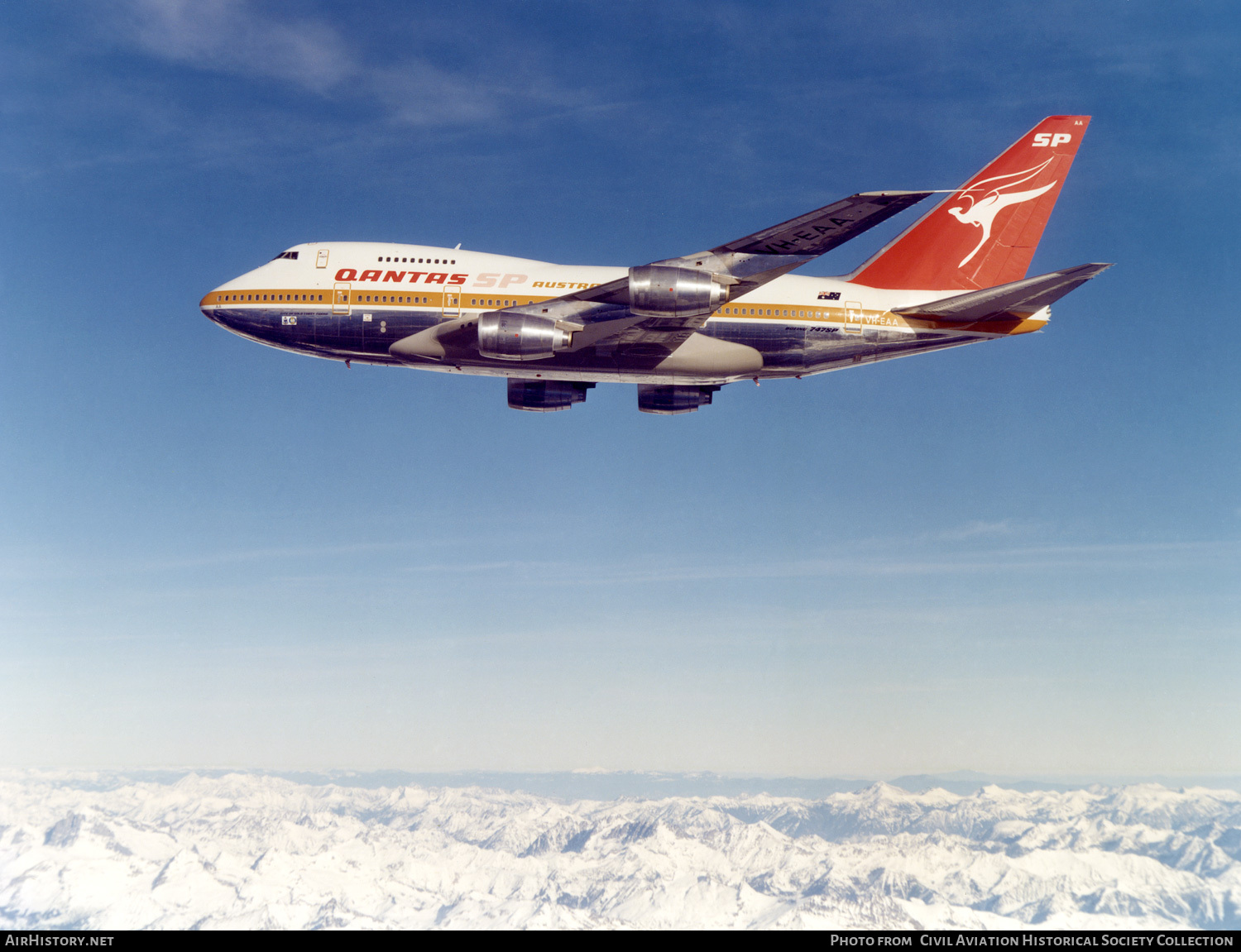 Aircraft Photo of VH-EAA | Boeing 747SP-38 | Qantas | AirHistory.net #117605