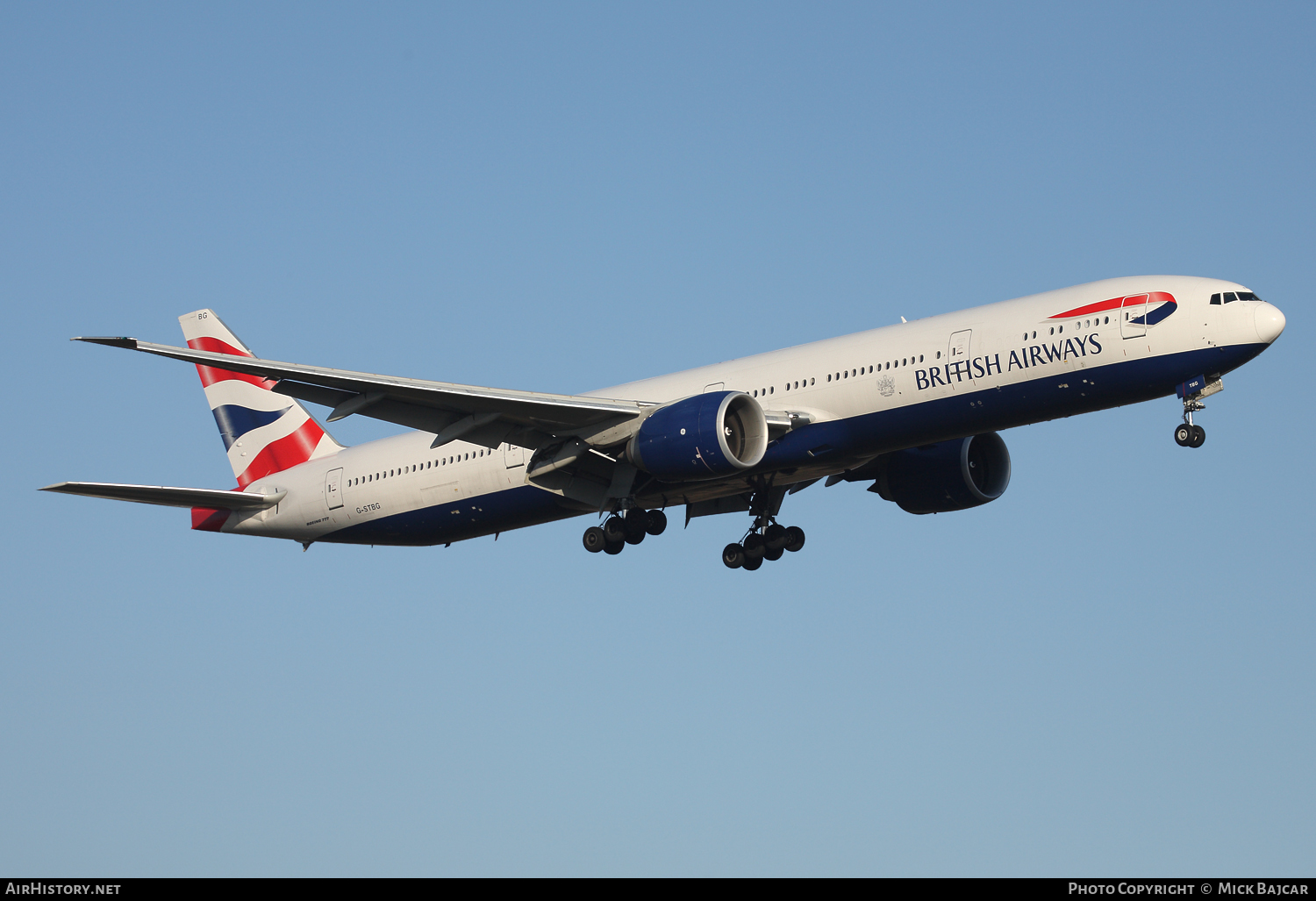 Aircraft Photo of G-STBG | Boeing 777-336/ER | British Airways | AirHistory.net #117609