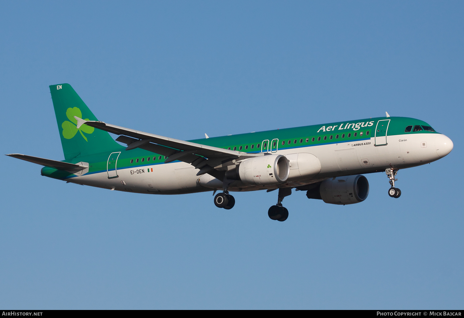 Aircraft Photo of EI-DEN | Airbus A320-214 | Aer Lingus | AirHistory.net #117618