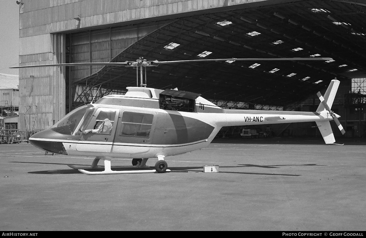 Aircraft Photo of VH-ANC | Bell 206A JetRanger | AirHistory.net #117637
