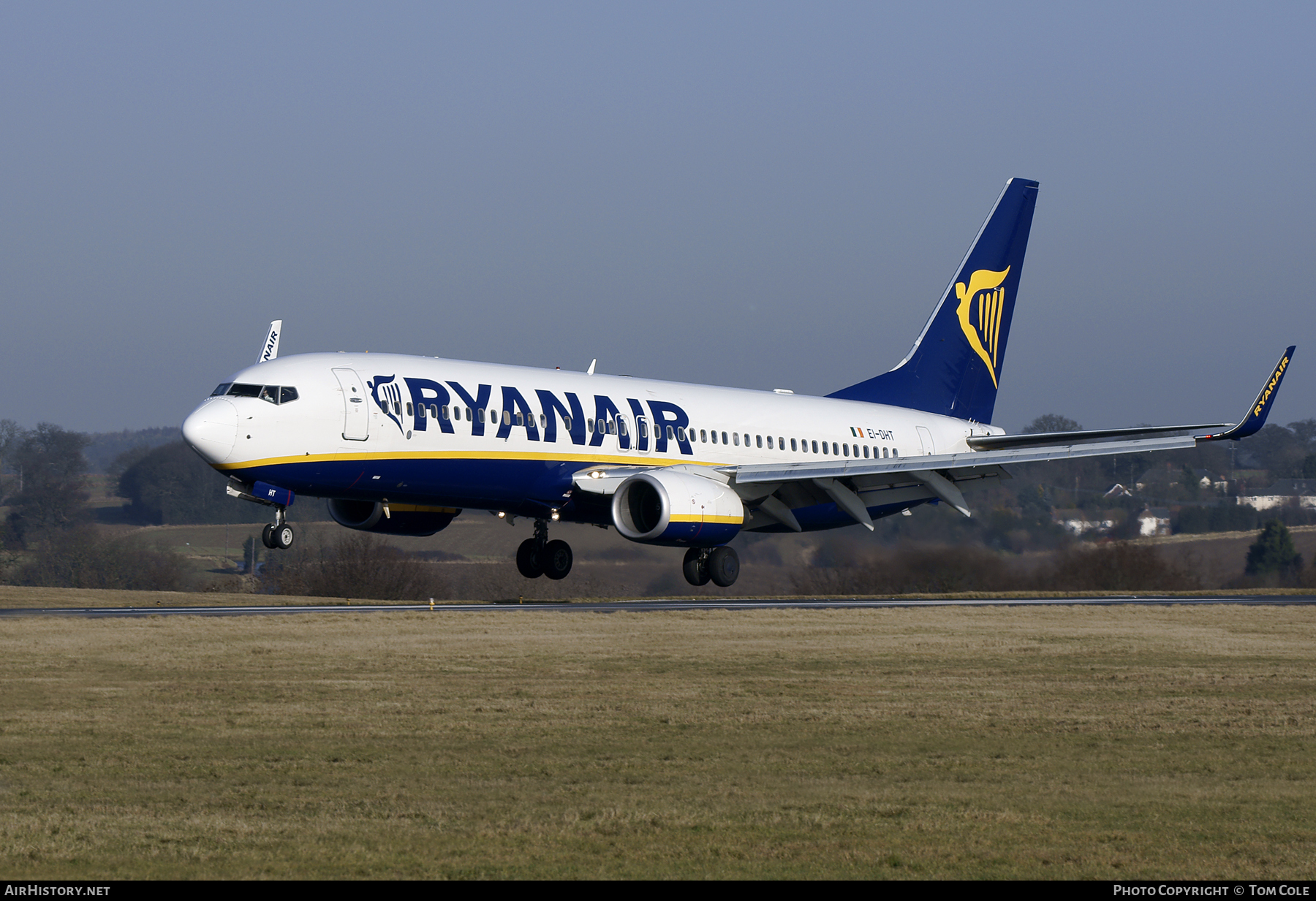 Aircraft Photo of EI-DHT | Boeing 737-8AS | Ryanair | AirHistory.net #117639