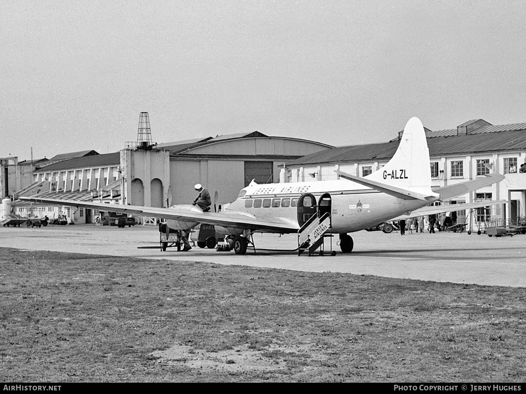 Aircraft Photo of G-ALZL | De Havilland D.H. 114 Heron 1 | Jersey Airlines | AirHistory.net #117666