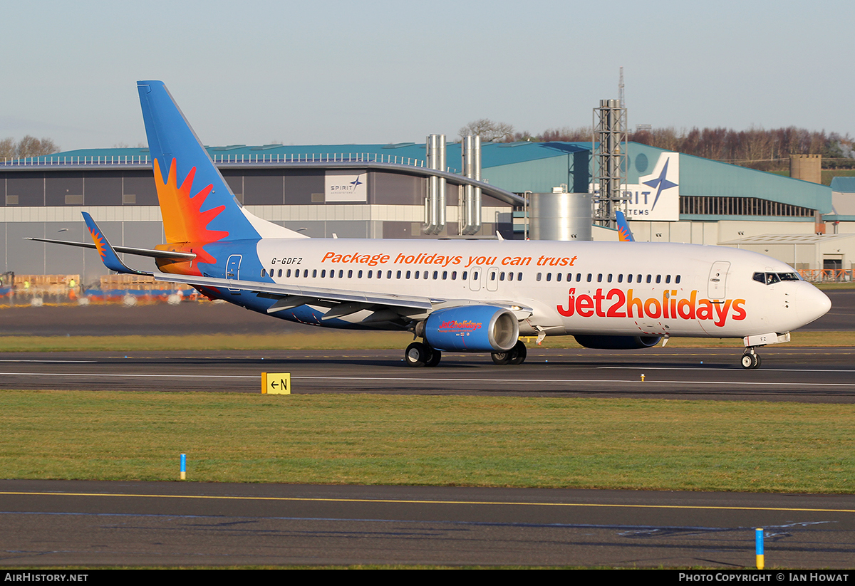 Aircraft Photo of G-GDFZ | Boeing 737-86Q | Jet2 Holidays | AirHistory.net #117689