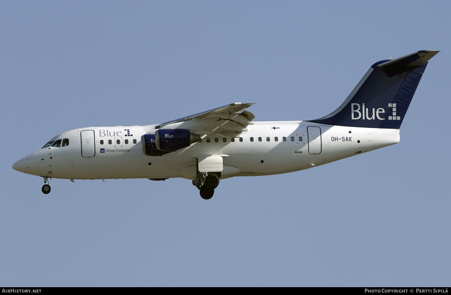 Aircraft Photo of OH-SAK | BAE Systems Avro 146-RJ85 | Blue1 | AirHistory.net #117705
