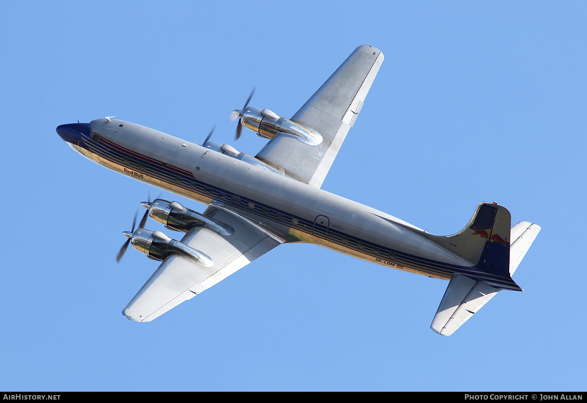 Aircraft Photo of OE-LDM | Douglas DC-6B | Red Bull | AirHistory.net #117722