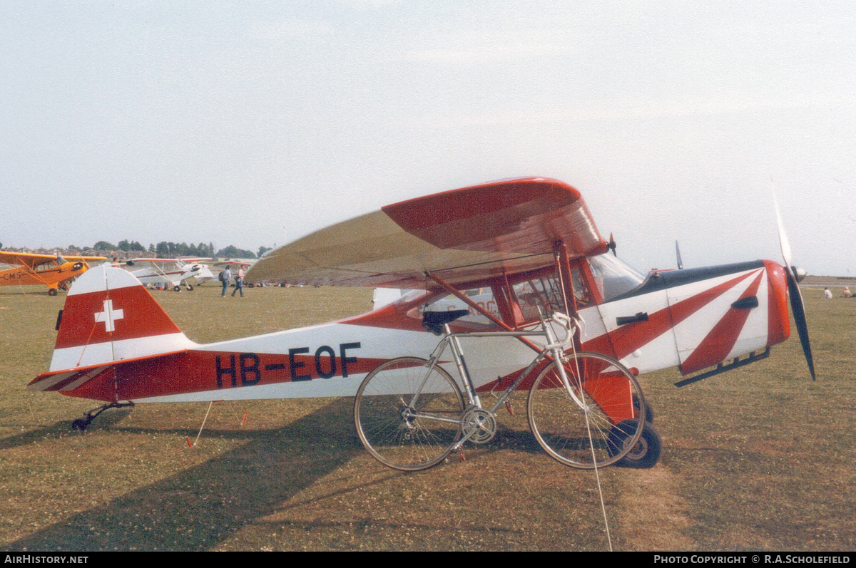 Aircraft Photo of HB-EOF | Auster J-1 Autocrat | AirHistory.net #117744