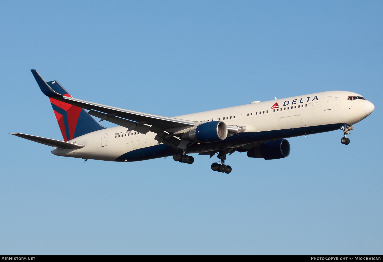 Aircraft Photo of N182DN | Boeing 767-332/ER | Delta Air Lines | AirHistory.net #117756