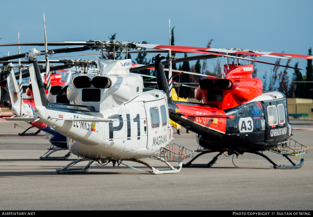 Aircraft Photo of EC-MKS | Bell 412HP | Inaer | AirHistory.net #117786