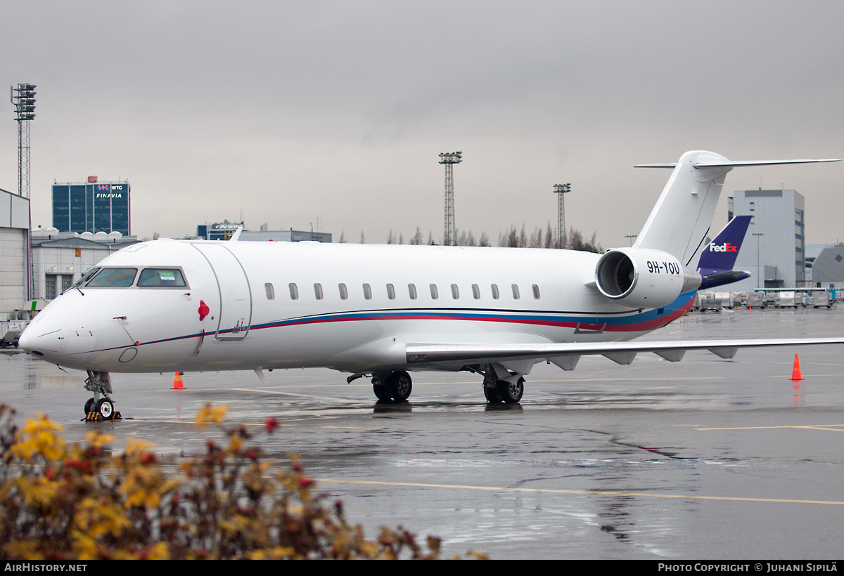 Aircraft Photo of 9H-YOU | Bombardier Challenger 850 (CRJ-200SE/CL-600-2B19) | AirHistory.net #117801