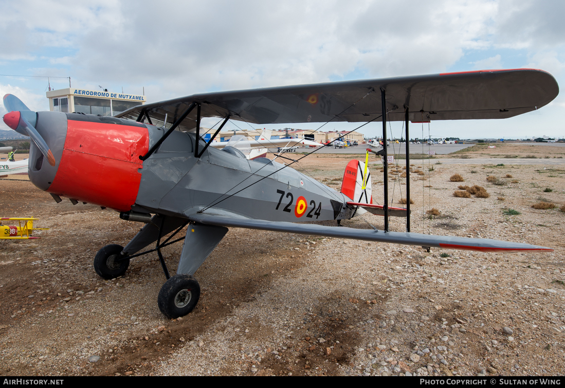 Aircraft Photo of EC-FSS / E3B-612 | CASA 1.131E Jungmann | Spain - Air Force | AirHistory.net #117807