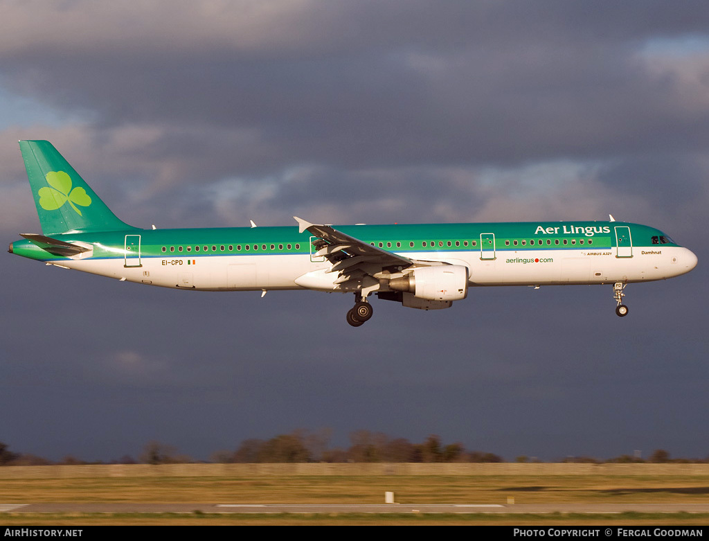 Aircraft Photo of EI-CPD | Airbus A321-211 | Aer Lingus | AirHistory.net #117808
