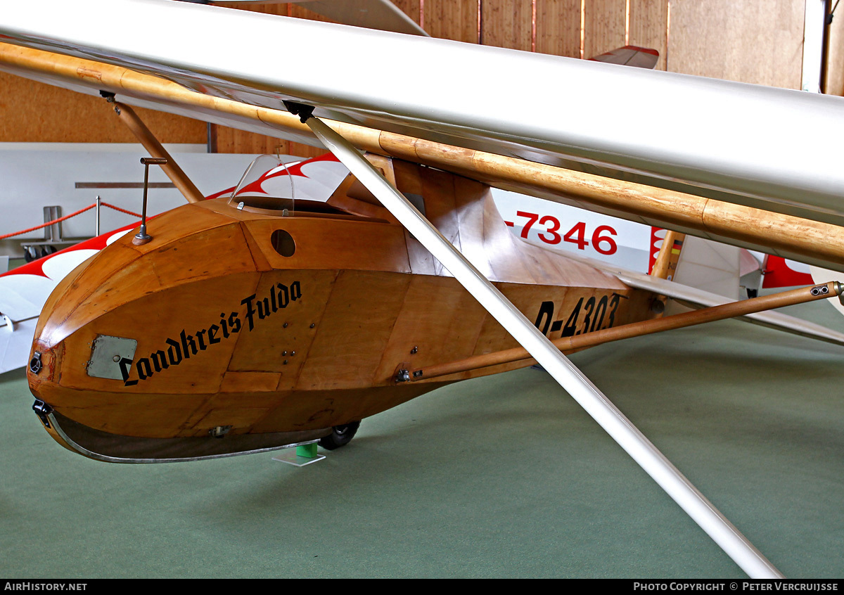 Aircraft Photo of D-4303 | Schneider Grunau Baby III | Rhönflug Wasserkuppe | AirHistory.net #117848