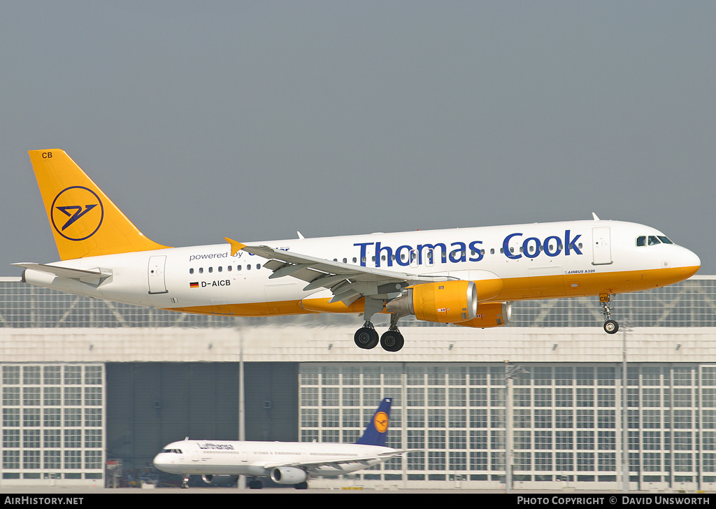 Aircraft Photo of D-AICB | Airbus A320-212 | Thomas Cook Airlines | AirHistory.net #117850