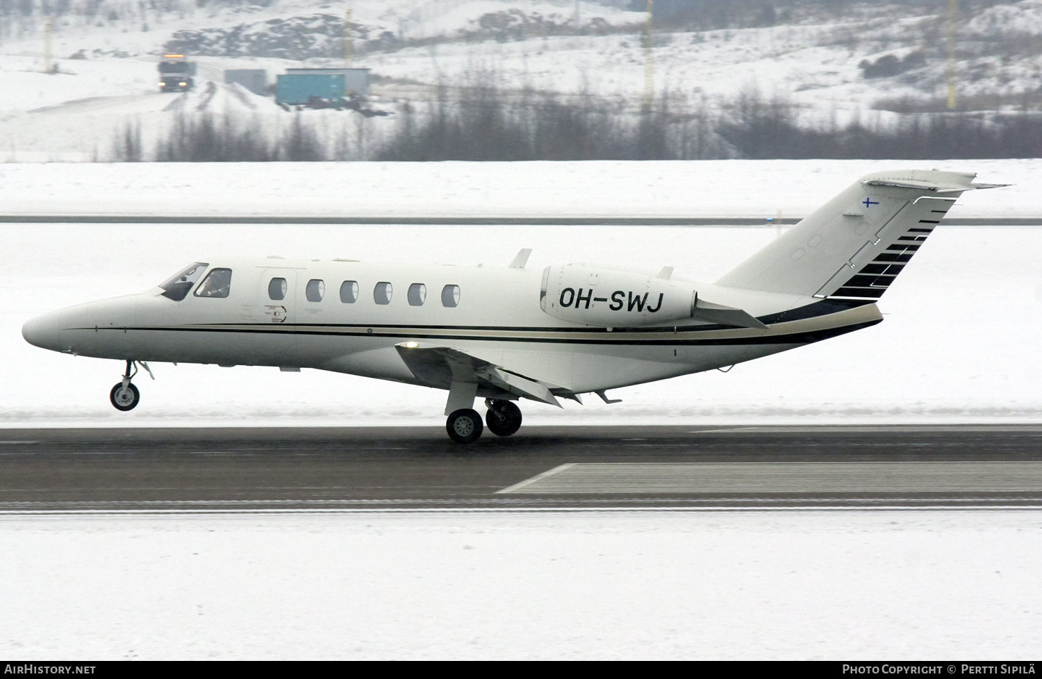 Aircraft Photo of OH-SWJ | Cessna 525A CitationJet CJ2+ | Scanwings | AirHistory.net #117855