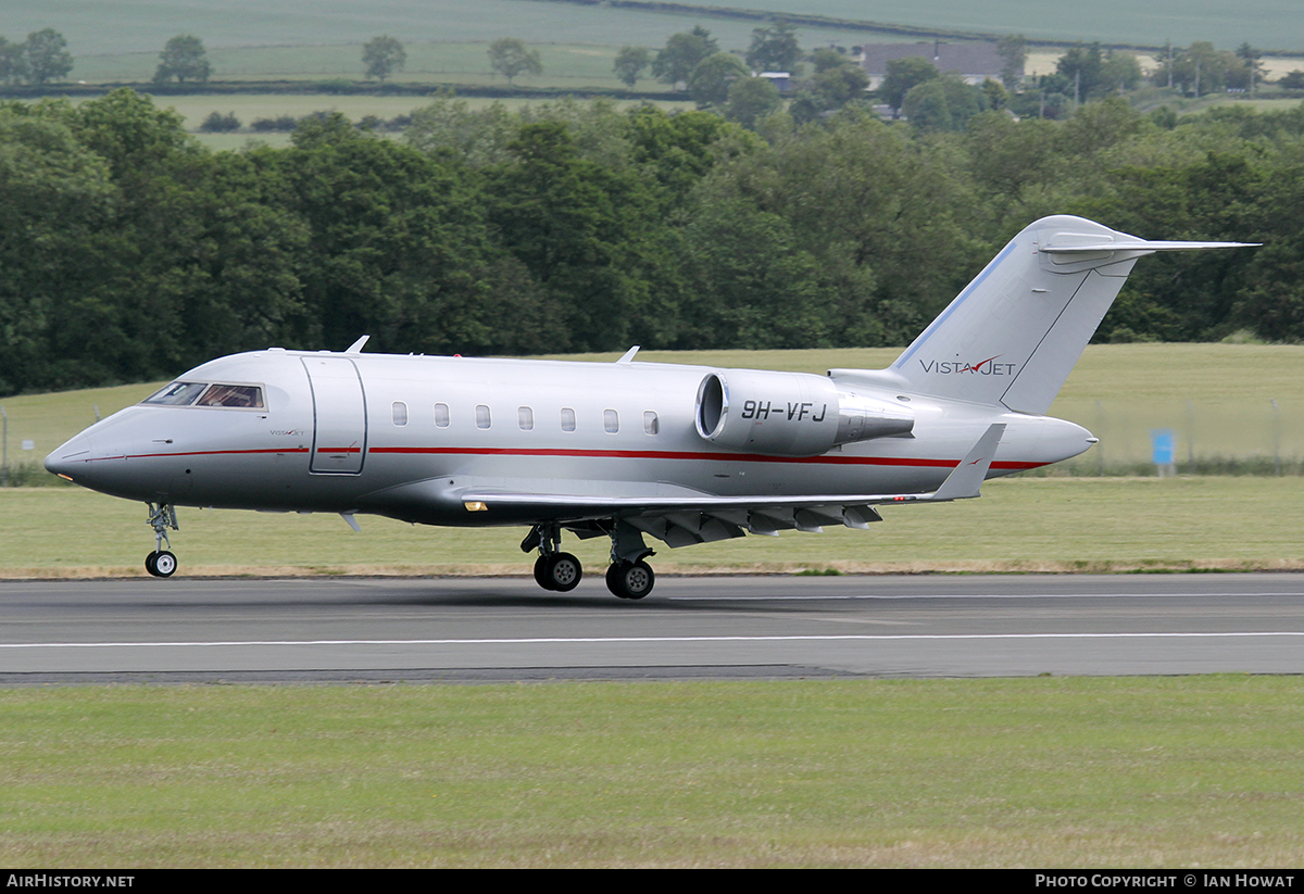 Aircraft Photo of 9H-VFJ | Bombardier Challenger 605 (CL-600-2B16) | VistaJet | AirHistory.net #117876