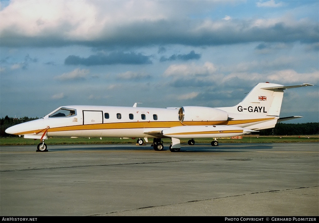 Aircraft Photo of G-GAYL | Gates Learjet 35A | AirHistory.net #117892