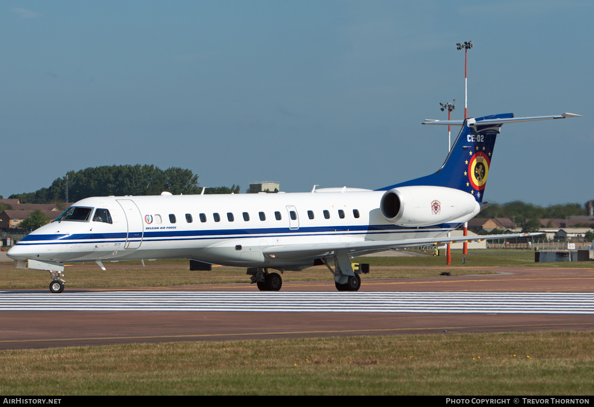 Aircraft Photo of CE-02 | Embraer ERJ-135LR (EMB-135LR) | Belgium - Air Force | AirHistory.net #117902