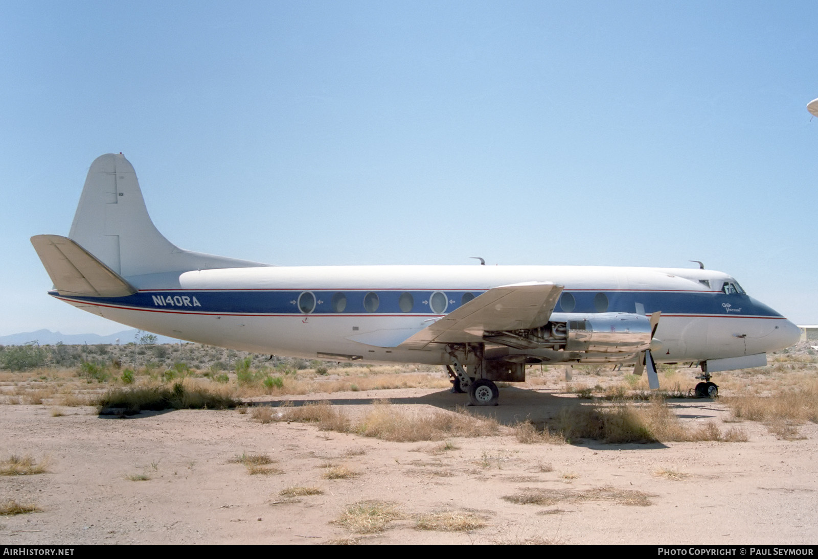 Aircraft Photo of N140RA | Vickers 745D Viscount | Go Transportation | AirHistory.net #117920