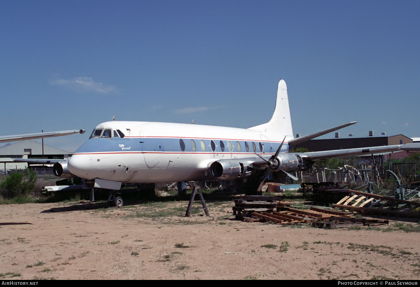 Aircraft Photo of N140RA | Vickers 745D Viscount | Go Transportation | AirHistory.net #117962