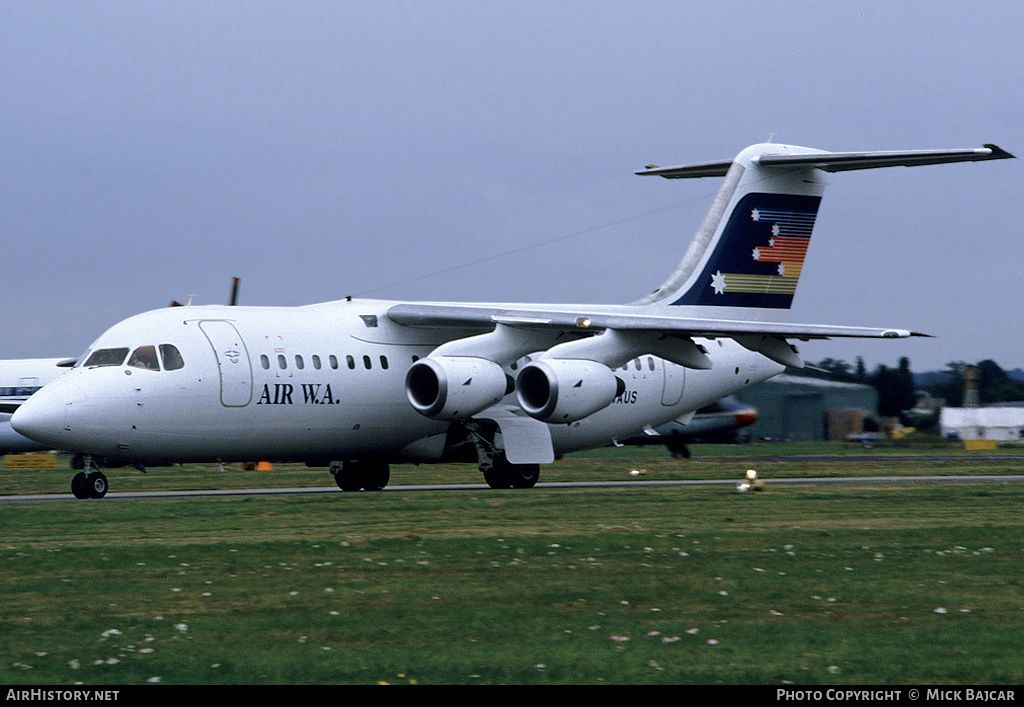 Aircraft Photo of G-WAUS | British Aerospace BAe-146-200 | Air W.A. | AirHistory.net #117967