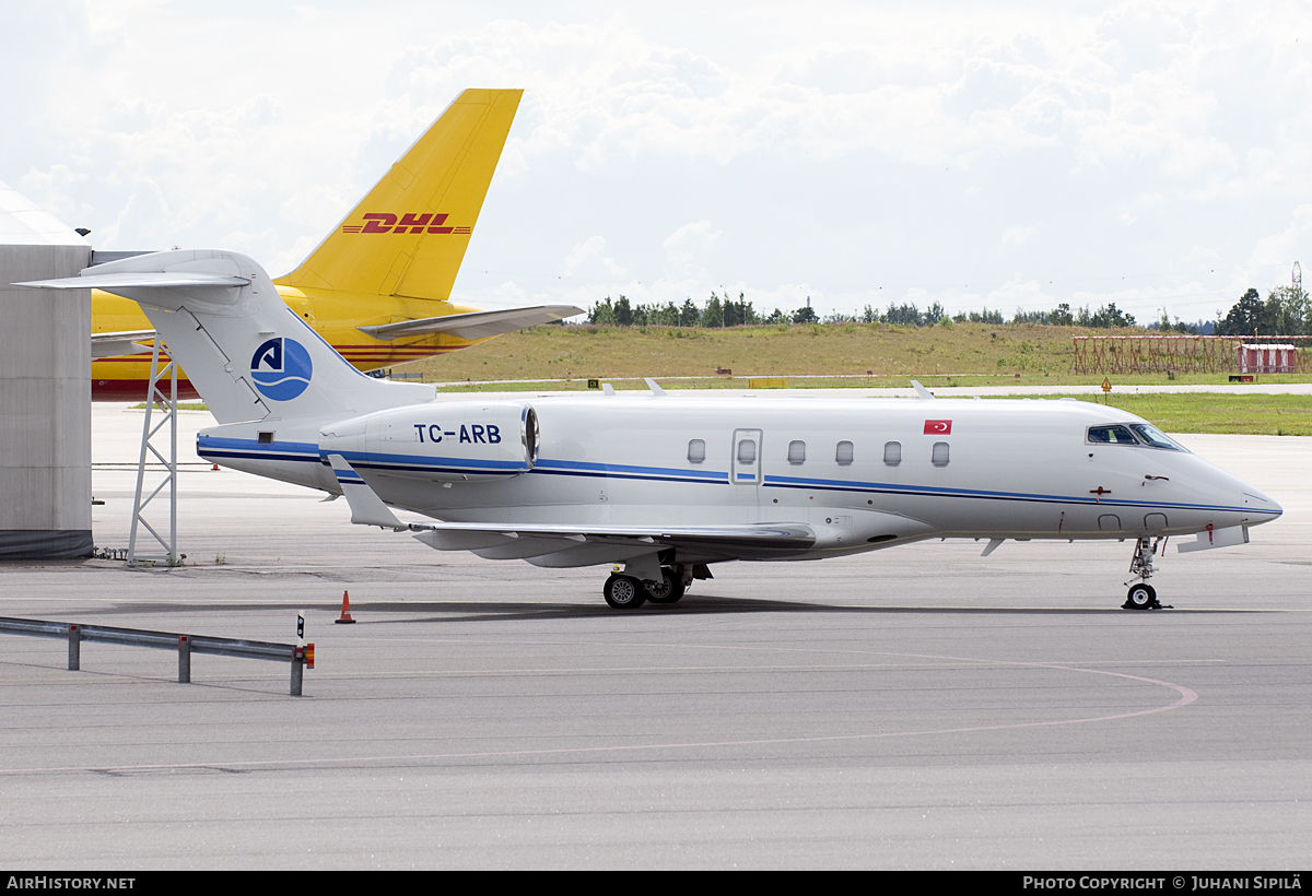 Aircraft Photo of TC-ARB | Bombardier Challenger 300 (BD-100-1A10) | Arkasair Aviation | AirHistory.net #117976