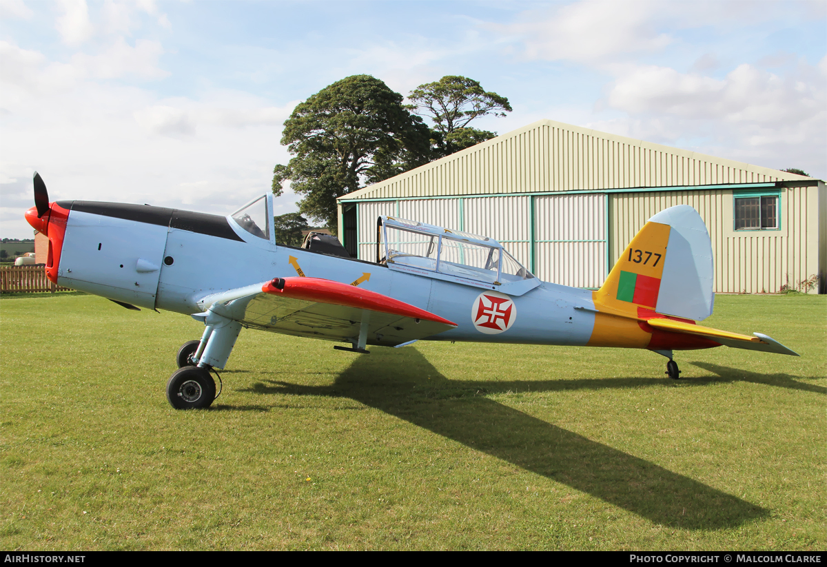 Aircraft Photo of G-BARS / 1377 | De Havilland DHC-1 Chipmunk Mk22 | Portugal - Air Force | AirHistory.net #118011