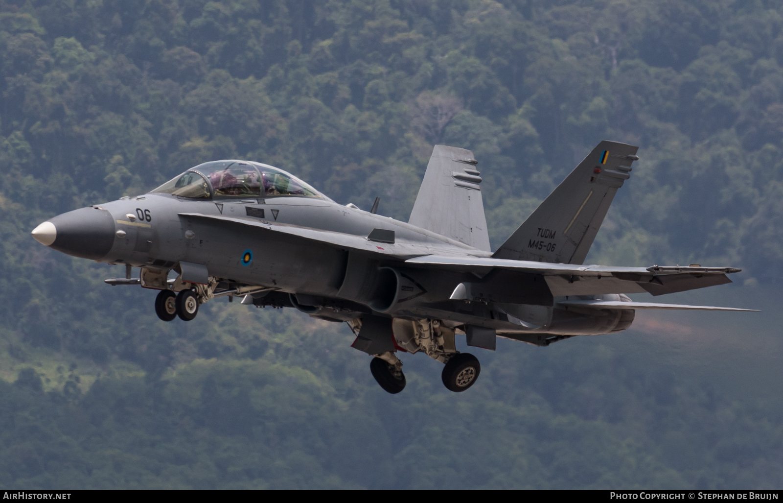 Aircraft Photo of M45-06 | McDonnell Douglas F/A-18D Hornet | Malaysia - Air Force | AirHistory.net #118021