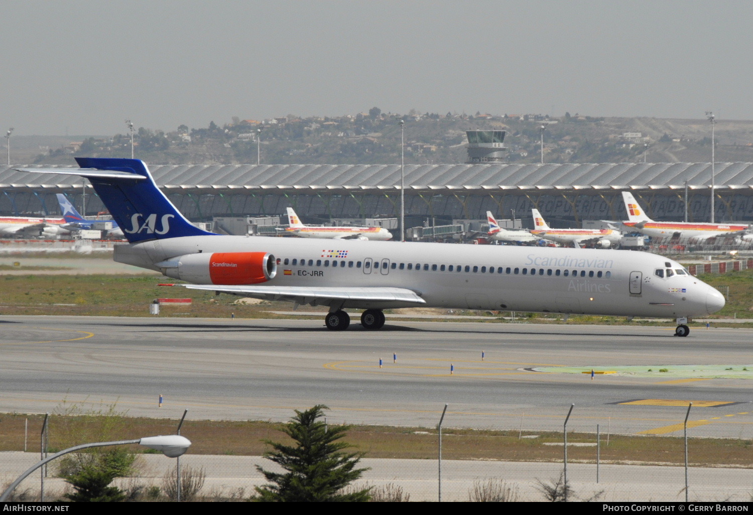 Aircraft Photo of EC-JRR | McDonnell Douglas MD-87 (DC-9-87) | Scandinavian Airlines - SAS | AirHistory.net #118056