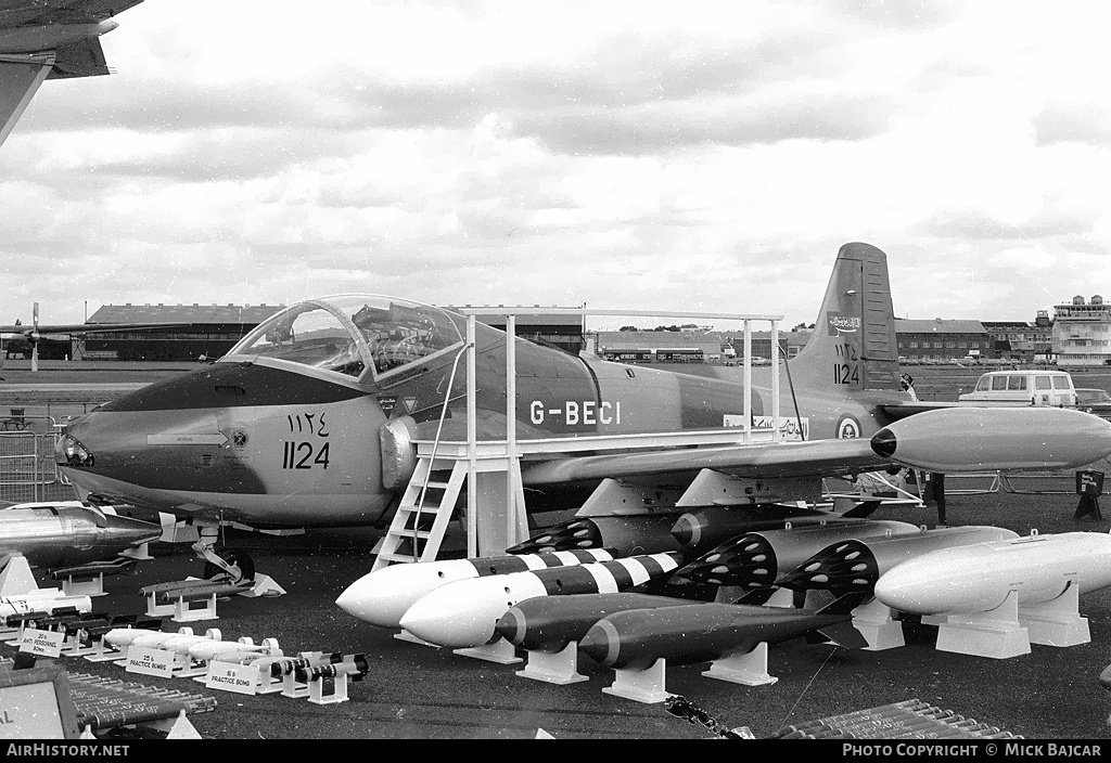 Aircraft Photo of G-BECI / 1124 | BAC 167 Strikemaster Mk80 | Saudi Arabia - Air Force | AirHistory.net #118063