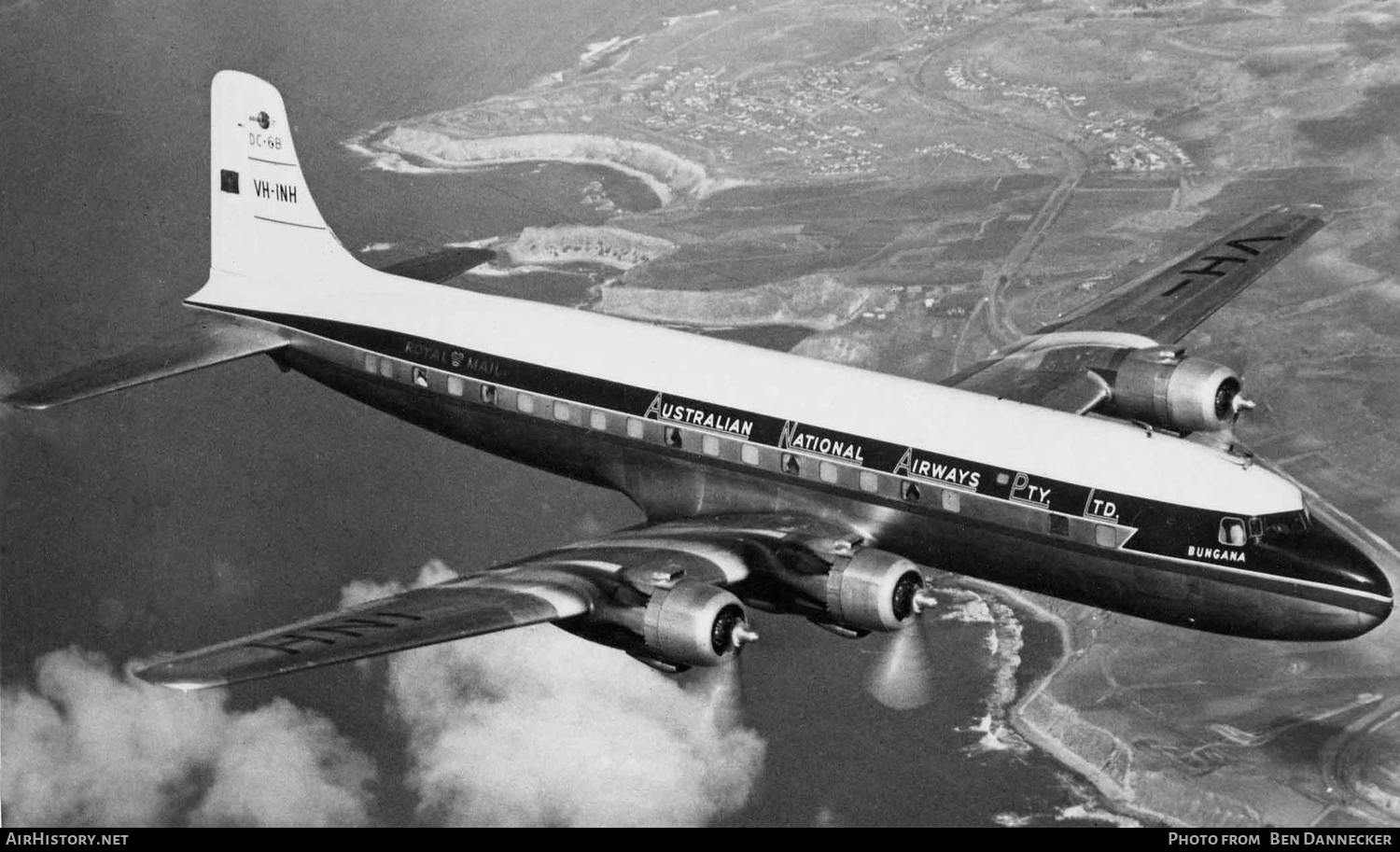 Aircraft Photo of VH-INH | Douglas DC-6B | Australian National Airways - ANA | AirHistory.net #118077