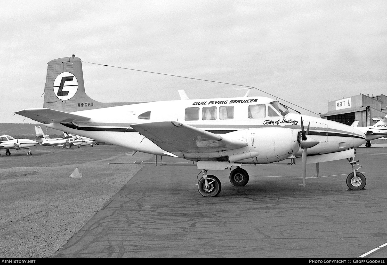 Aircraft Photo of VH-CFD | Beech 65 Queen Air | Civil Flying Services | AirHistory.net #118101