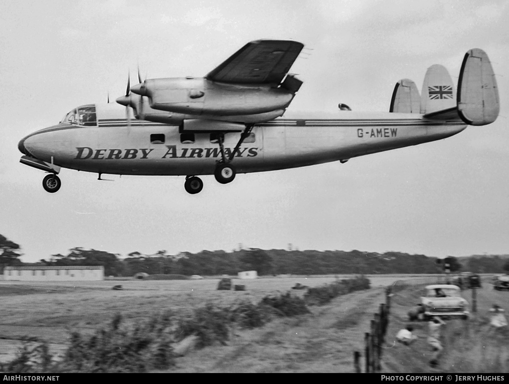 Aircraft Photo of G-AMEW | Handley Page HPR.1 Marathon Mk1A | Derby Airways | AirHistory.net #118126