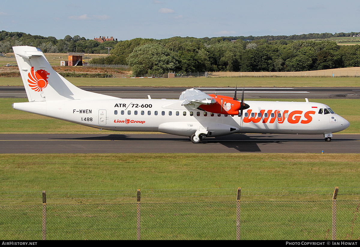 Aircraft Photo of F-WWEN | ATR ATR-72-600 (ATR-72-212A) | Wings Air | AirHistory.net #118149