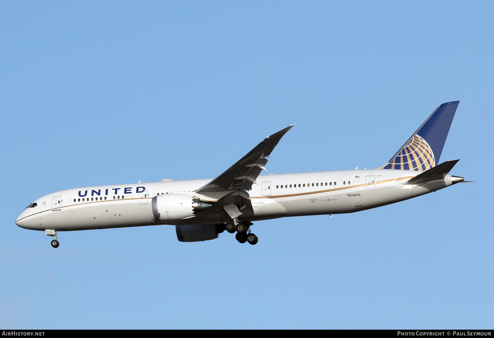 Aircraft Photo of N24974 | Boeing 787-9 Dreamliner | United Airlines | AirHistory.net #118204