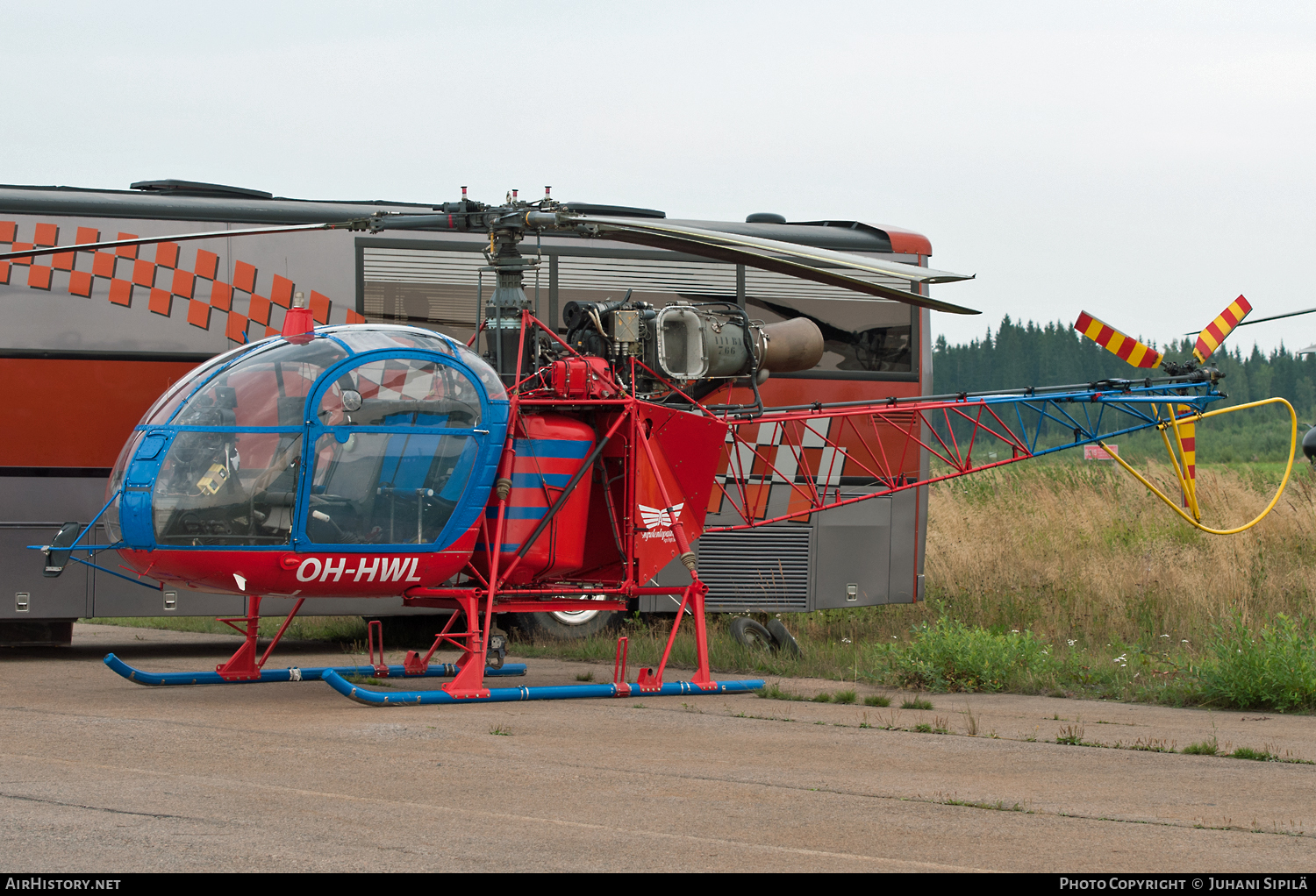 Aircraft Photo of OH-HWL | Aerospatiale SA-315B Lama | Agrolentopalvelu - Agro Flight Service | AirHistory.net #118226