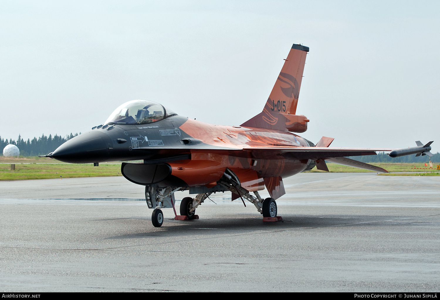 Aircraft Photo of J-015 | General Dynamics F-16AM Fighting Falcon | Netherlands - Air Force | AirHistory.net #118229