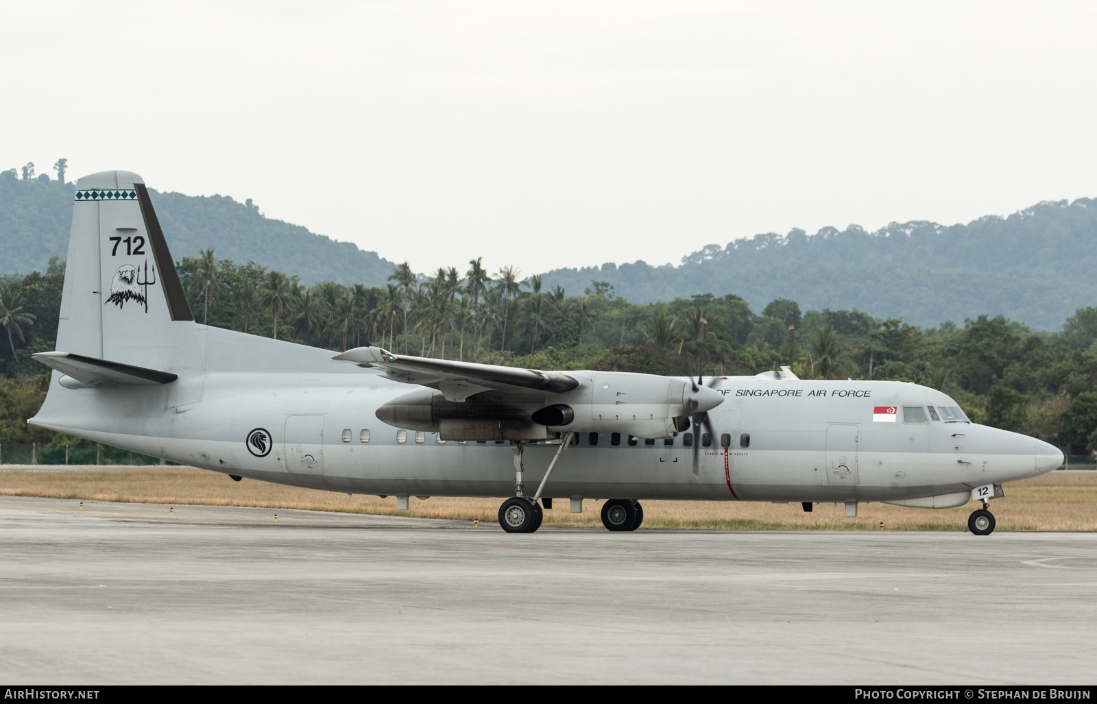 Aircraft Photo of 712 | Fokker 50 | Singapore - Air Force | AirHistory.net #118232
