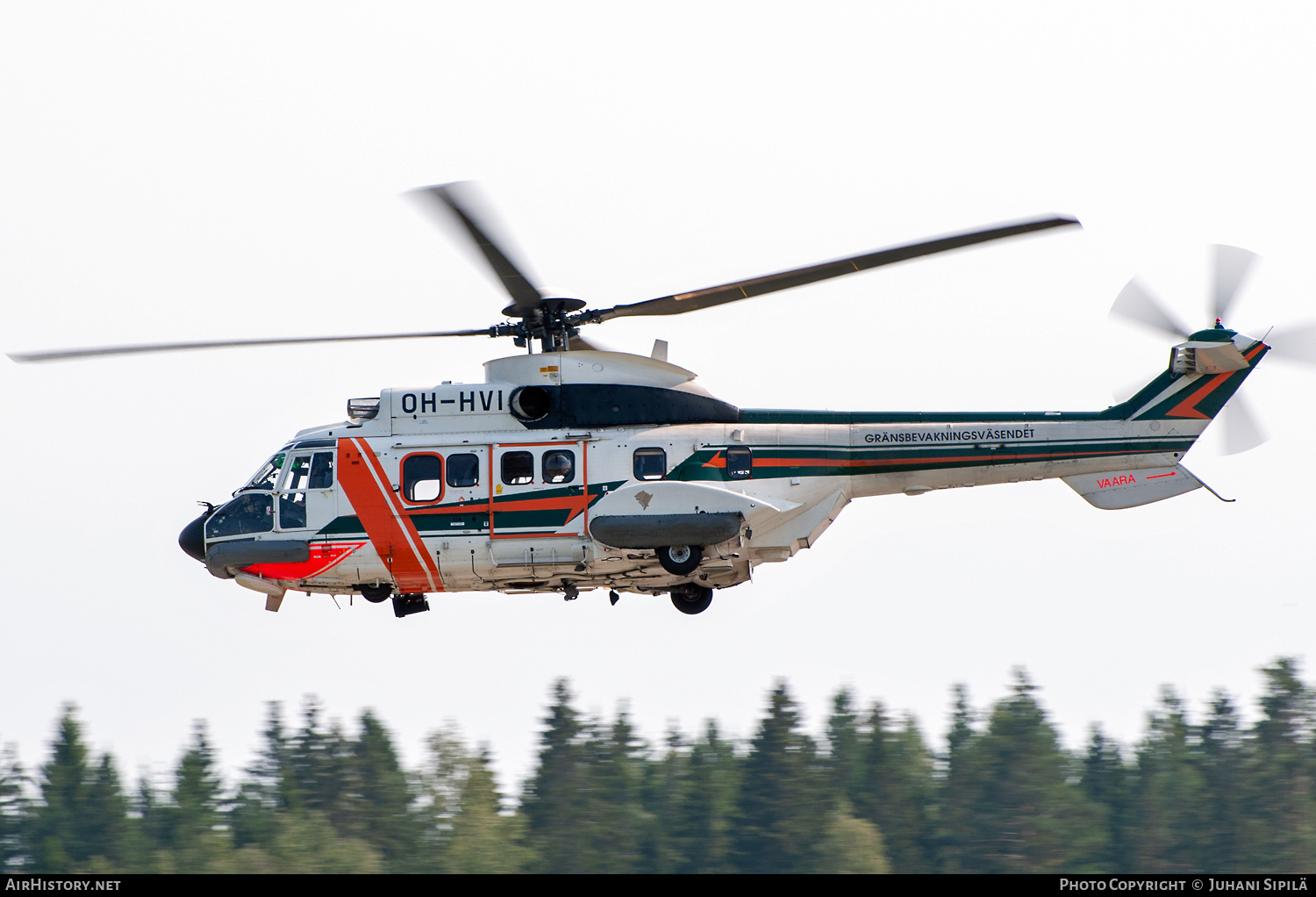 Aircraft Photo of OH-HVI | Aerospatiale AS-332L1 Super Puma | Rajavartiolaitos - Finnish Border Guard | AirHistory.net #118236