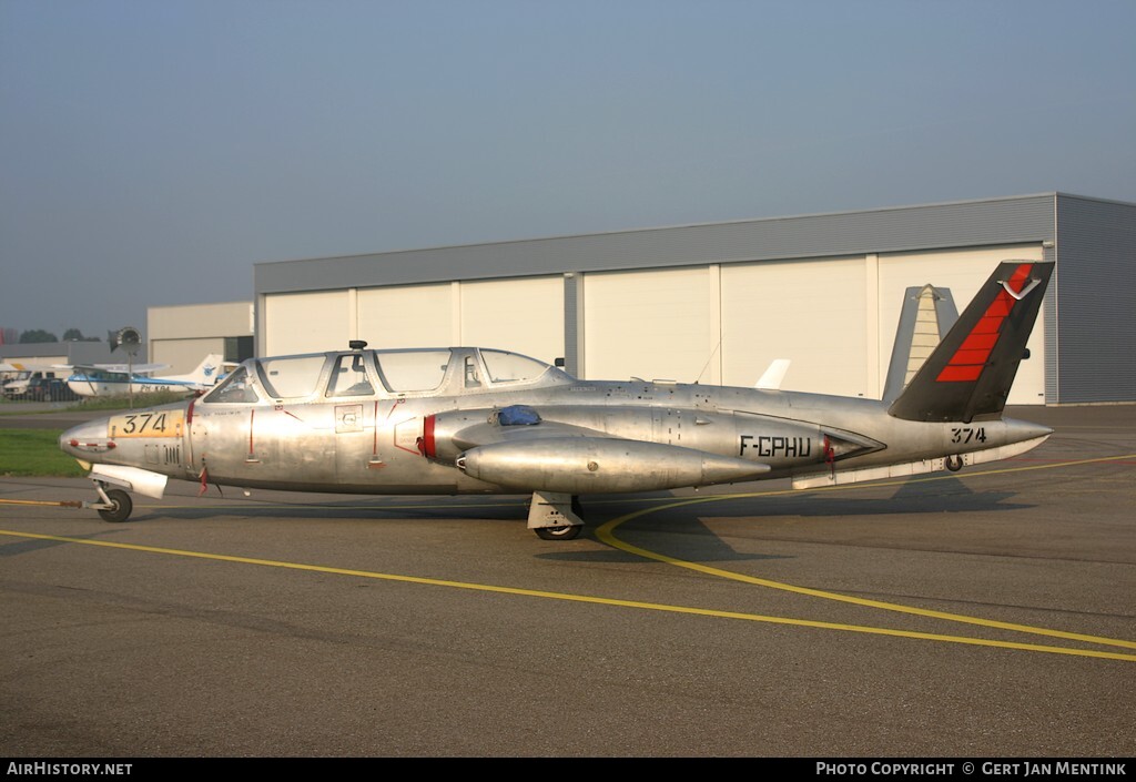 Aircraft Photo of F-GPHU | Fouga CM-170M Magister | AirHistory.net #118248