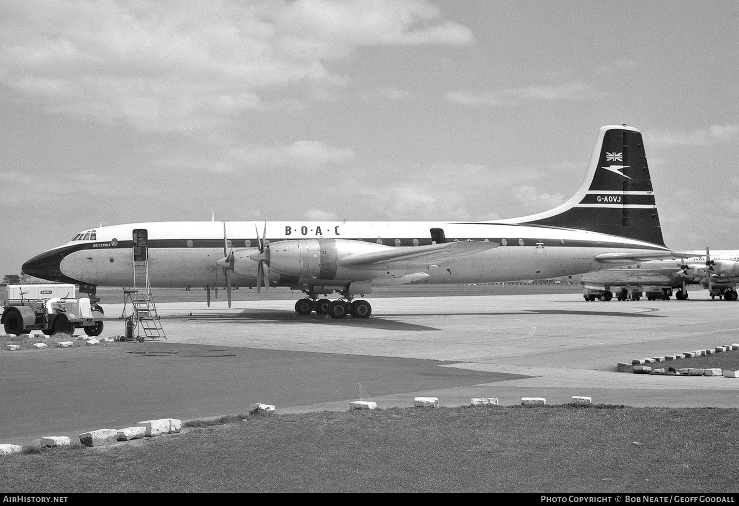 Aircraft Photo of G-AOVJ | Bristol 175 Britannia 312 | BOAC - British Overseas Airways Corporation | AirHistory.net #118282