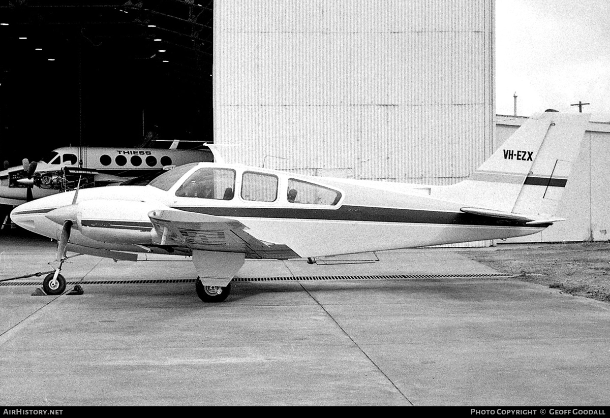 Aircraft Photo of VH-EZX | Beech E55 Baron | AirHistory.net #118293