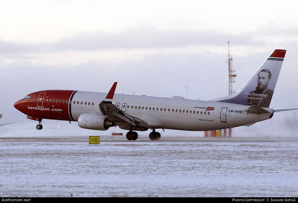 Aircraft Photo of LN-DYO | Boeing 737-8JP | Norwegian | AirHistory.net #118315