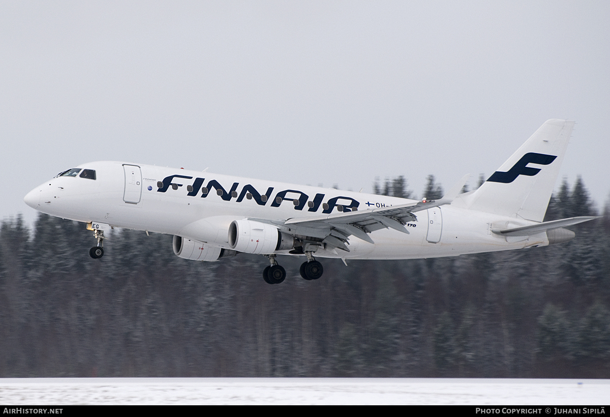 Aircraft Photo of OH-LEG | Embraer 170LR (ERJ-170-100LR) | Finnair | AirHistory.net #118317