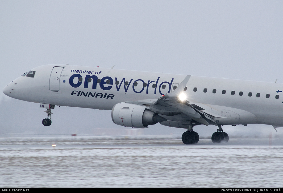 Aircraft Photo of OH-LKN | Embraer 190LR (ERJ-190-100LR) | Finnair | AirHistory.net #118319