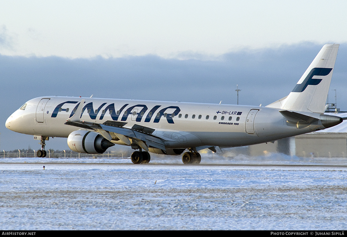Aircraft Photo of OH-LKR | Embraer 190LR (ERJ-190-100LR) | Finnair | AirHistory.net #118336