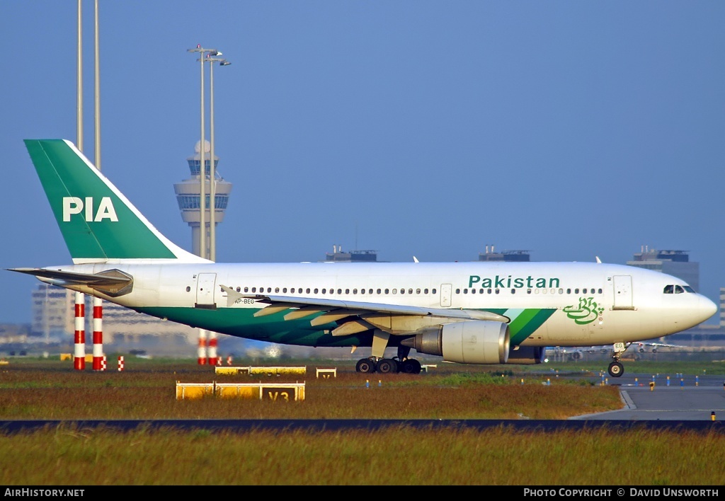 Aircraft Photo of AP-BEG | Airbus A310-308 | Pakistan International Airlines - PIA | AirHistory.net #118401