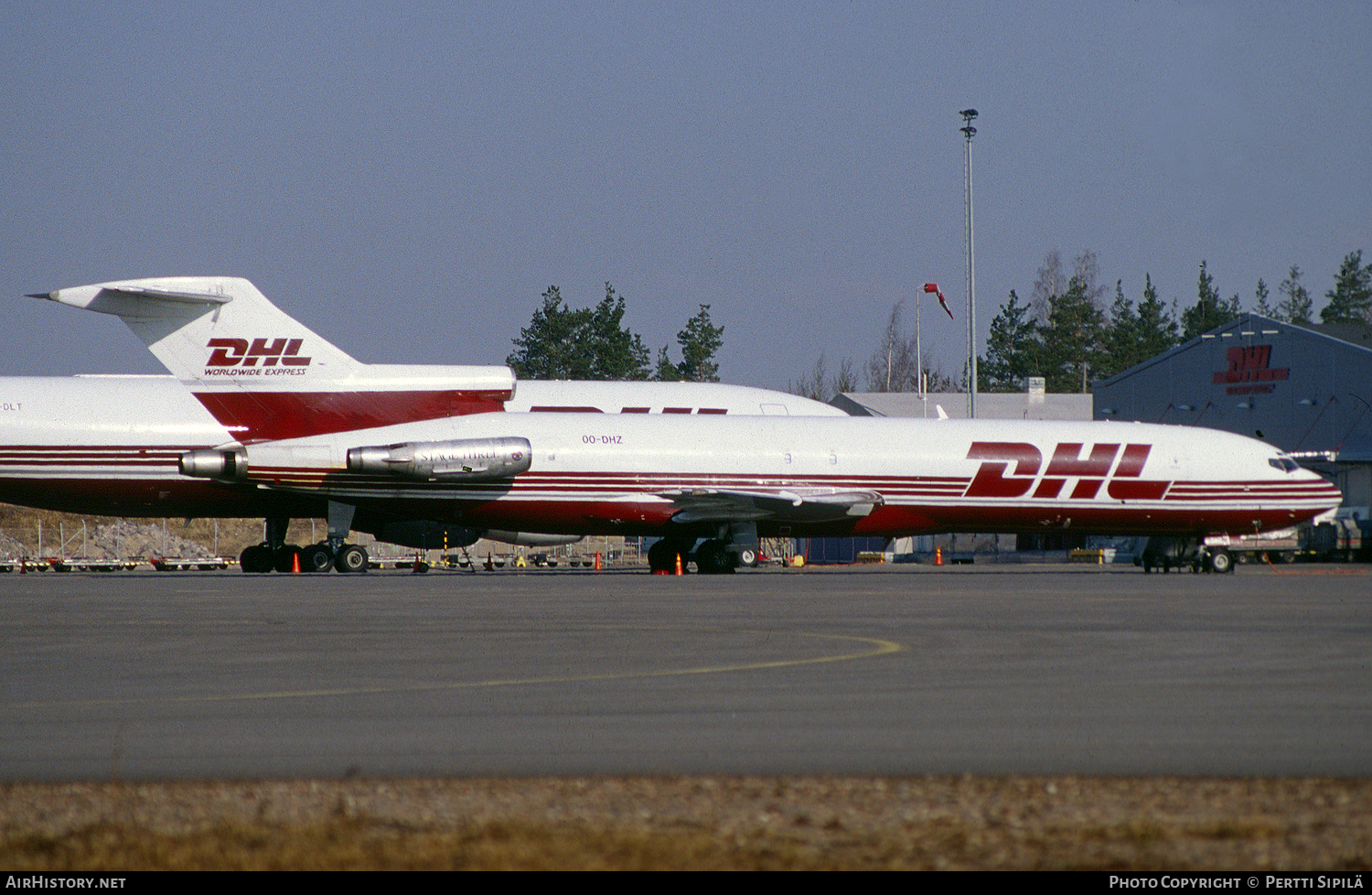 Aircraft Photo of OO-DHZ | Boeing 727-2Q4/Adv(F) | DHL Worldwide Express | AirHistory.net #118406
