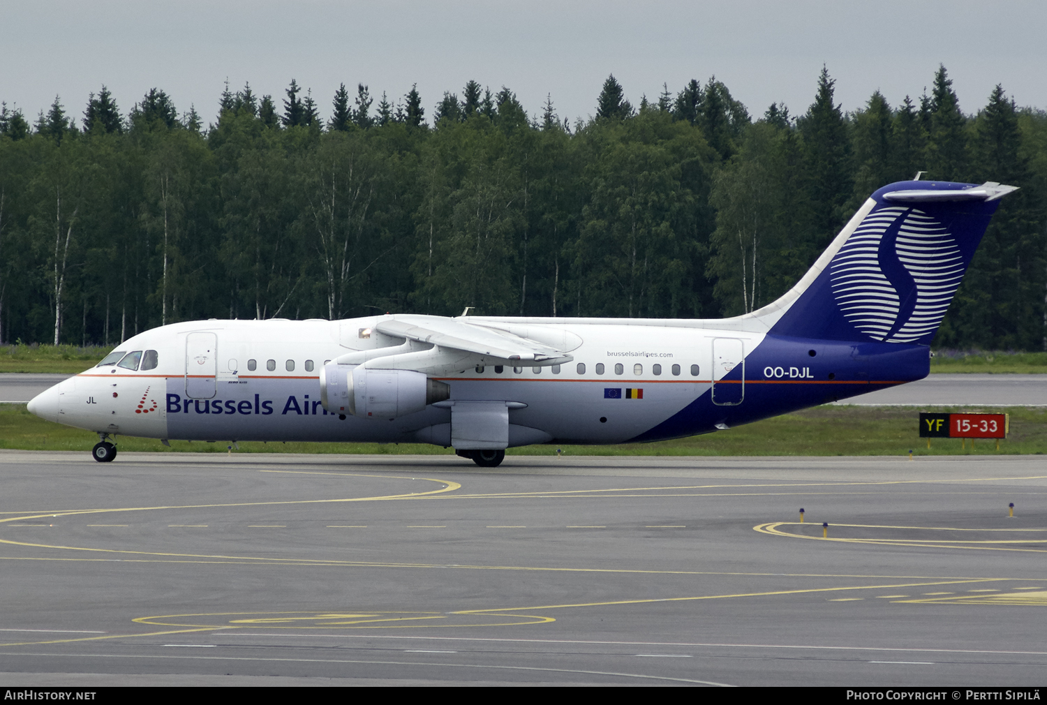 Aircraft Photo of OO-DJL | British Aerospace Avro 146-RJ85 | Brussels Airlines | AirHistory.net #118413