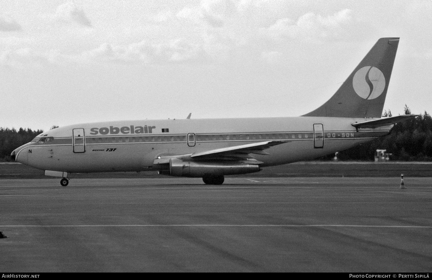 Aircraft Photo of OO-SDN | Boeing 737-229/Adv | Sobelair | AirHistory.net #118426