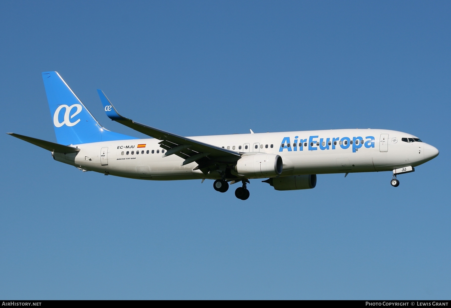 Aircraft Photo of EC-MJU | Boeing 737-85P | Air Europa | AirHistory.net #118438